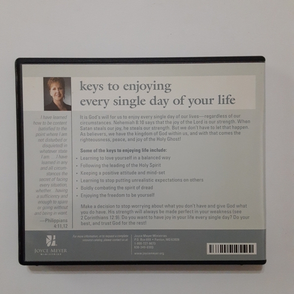 Joyce Meyer 4 Disc CD Series, "Keys to Enjoying Every Single Day of Your Life " - Picture 2 of 5